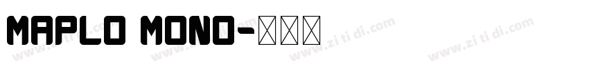 maplo mono字体转换
